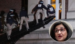 哥伦比亚大学的教授们希望就纽约警察局的合作关系对校长进行不信任投票