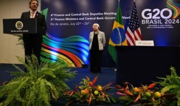 20国集团(G20)财政部长们警告全球经济“软着陆”，并警惕战争风险
